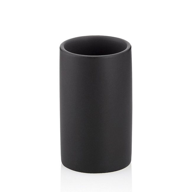 Kubek toaletowy ceramiczny czarny Matsi - Kela