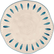 Domitilla Blu Notte Talerz Okrągły - 32 Cm - Rose&Tulipani