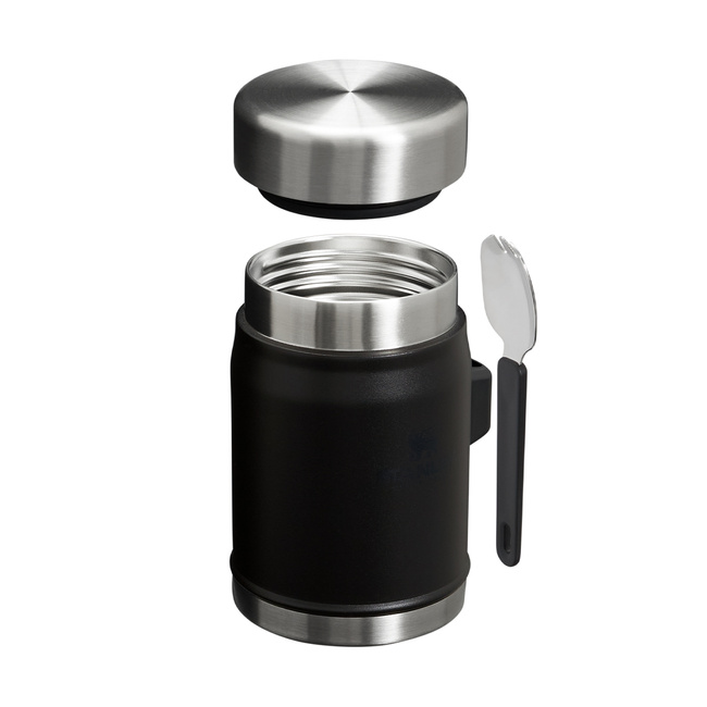 Stanley Termos Obiadowy Ze Sztućcem Classic Legendary 0.4l Black 2.0