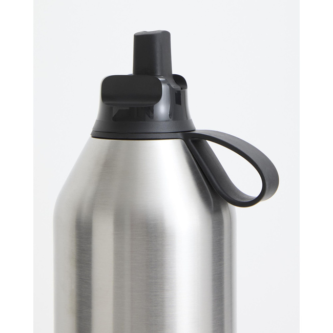 Butelka termiczna Chilly's Series 3 Flip ze słomką, 1000 ml, stalowa (Steel)