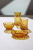 Talerze Sorrento 16 cm 4 sztuki amber 27800 - Lyngby Glas