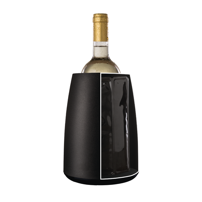 Aktywny schładzacz do wina Elegant czarny - Vacu Vin