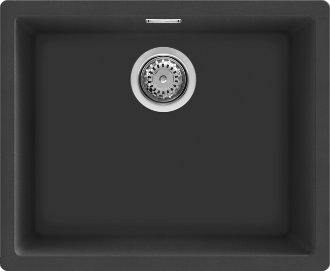 Smeg - Zlewozmywak kompozytowy Quadra Vzp56n Czarny
