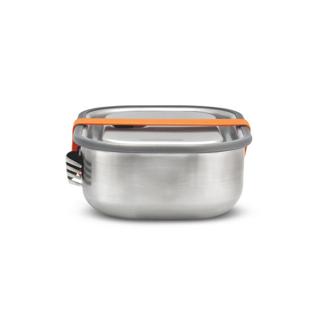Lunch box stalowy L, pomarańczowy - Black+Blum