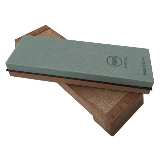 Kamień Wodny King Deluxe KG-65, Gradacja 220/1000, z Podstawą, 18.5x6.3x2.5 cm