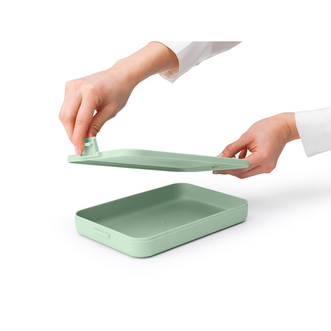 Płaski lunchbox Brabantia Make & Take 1,1 l, Jade Green