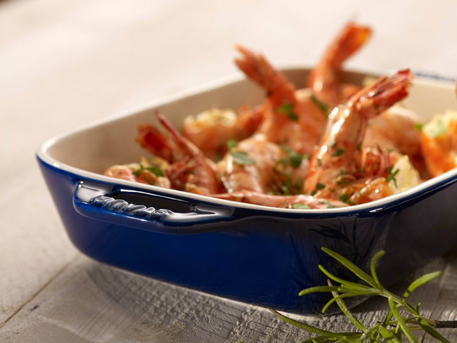 Cooking Prostokątny Półmisek Ceramiczny 4.5 Ltr, Niebieski - Staub