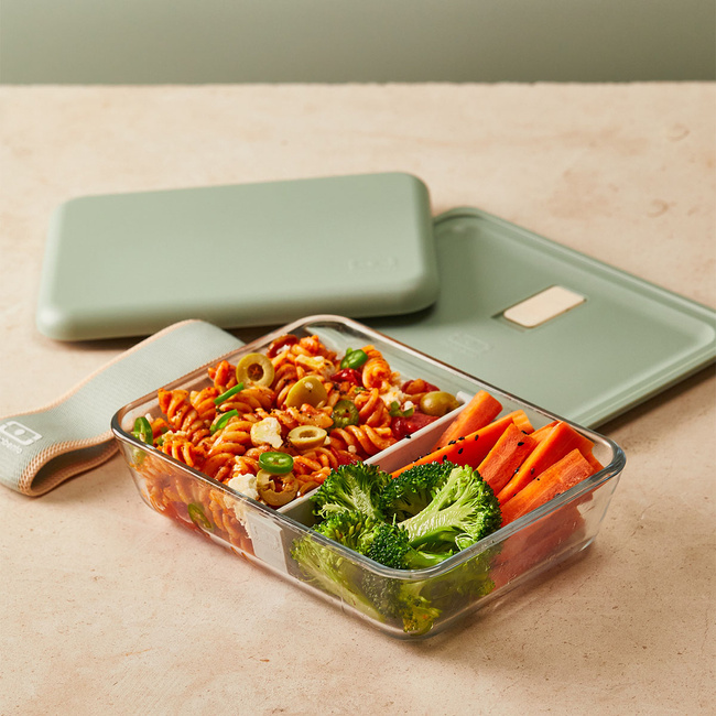 Monbento x Pyrex lunchbox szklany Pure - Green Natural