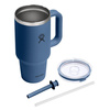 Kubek podróżny Hydro Flask 32 oz Travel Tumbler, Harbor Blue, ze słomką