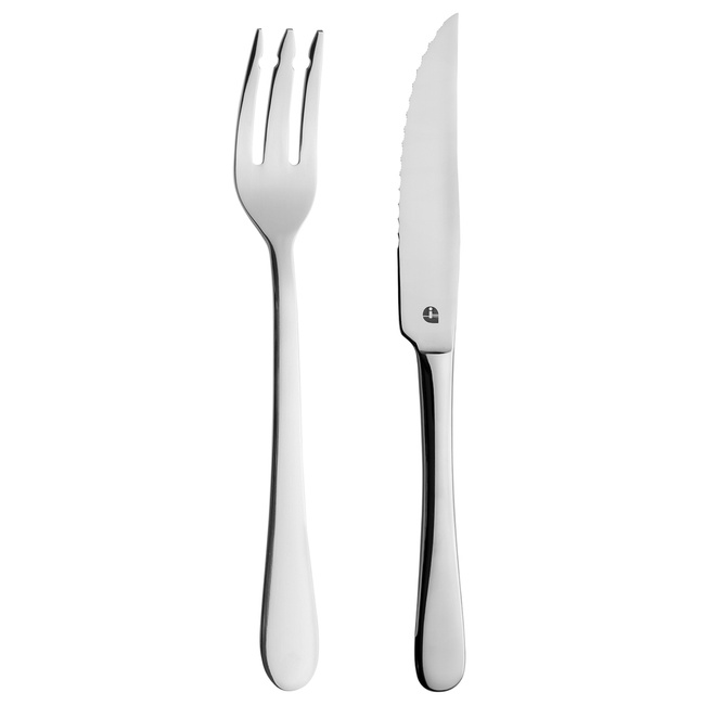 Zestaw sztućcy do steków 6+6 - Grunwerg