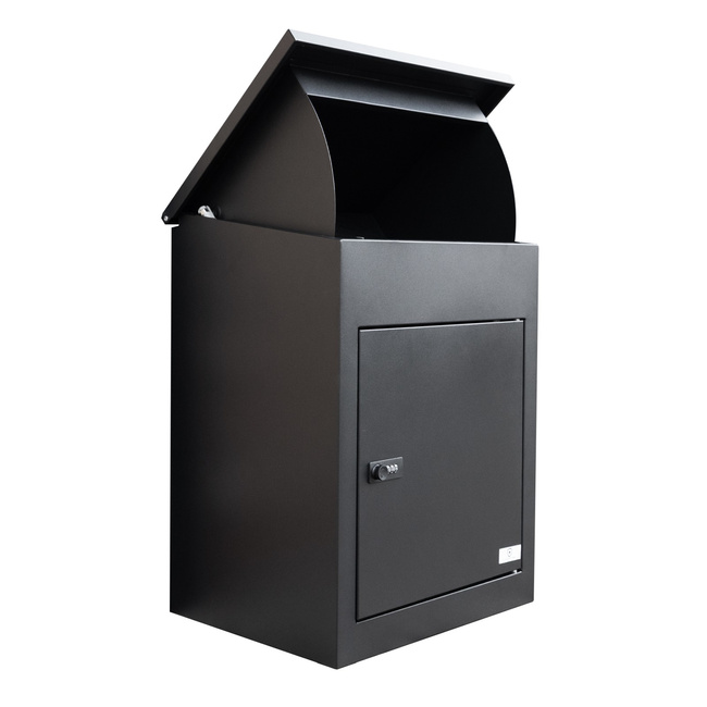EXTRALINK LockStar Skrzynka na Paczki Stalowa 44x34x55 cm Solidna Zabezpieczająca