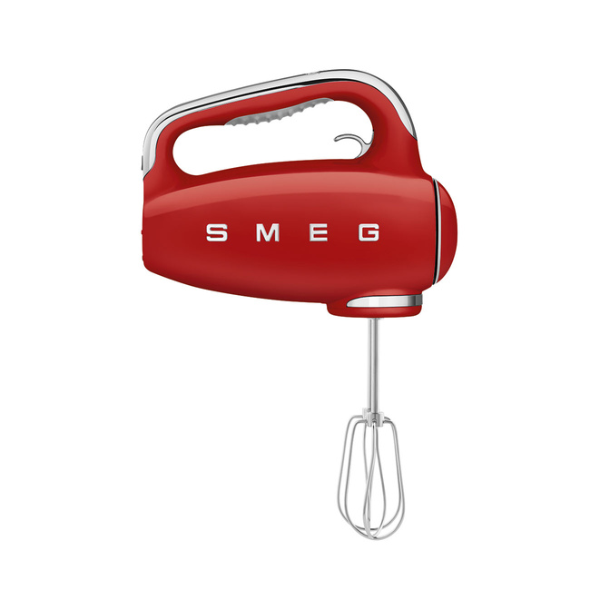 Smeg - Mikser ręczny, czerwony 50's Style HMF01RDEU Czerwony