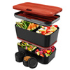 Lunchbox Nestable - Rosewood Black - 1500ml - Umami