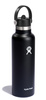 Butelka 21oz Standard Mouth Flex Strawcap Black - Hydro Flask