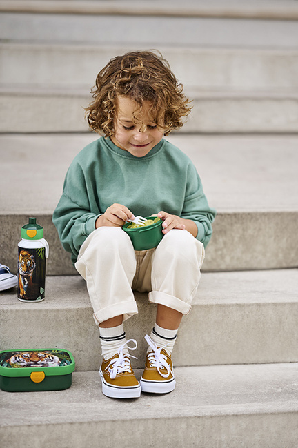 Mepal Lunch set Campus 3 el Hot Wheels lunchbox pudełko na owoce bidon 750 ml 400 ml