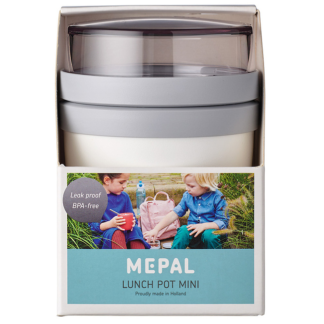 Lunchpot Ellipse mini biały - Mepal