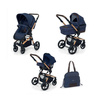Wózek 3w1 Foppapedretti Iwood Jeans Granatowy