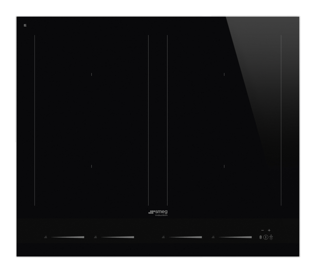 Smeg - Płyta indukcyjna, 60cm, Linea, Black linea Sim1644d czarne szkło.