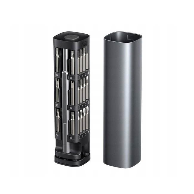 Wkrętak precyzyjny Extralink Powerlink 46 w 1, bity ze stali S2, etui aluminiowe