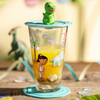 Szklanka z pokrywą i spodkiem 300ml Dinozaur Bambini Avventura - Leonardo - Leonardo