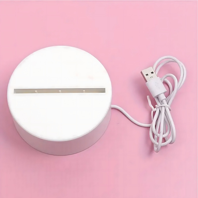 Extralink Home | Lampka nocna przebite serca 3D | Iluzja optyczna do sypialni USB