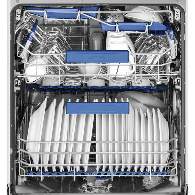 Smeg - Zmywarka do naczyń, 60 cm Universal Lsp324bqx Stal nierdzewna (panel sterowania).