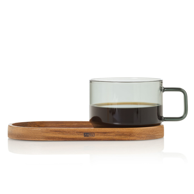 Zestaw Filiżanka Impact 300ml Z Podstawką Akacja - Adhoc
