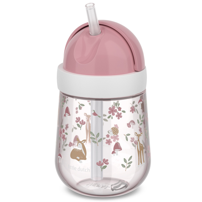 Kubek dziecięcy ze słomką 300ml Mio Fairy garden szczelny bez bpa Mepal