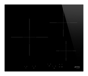 Smeg - Płyta indukcyjna, 60 cm, prosta krawędź Universal Si5633D Czarne szkło