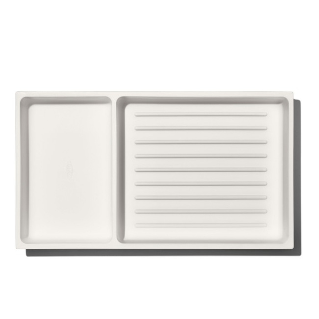Organizer do szuflad OXO Good Grips L, regulowany, szary