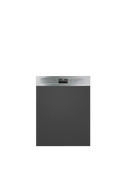 Smeg - Zmywarka do naczyń, 60 cm Universal PL254CX Stal nierdzewna (panel sterowania)