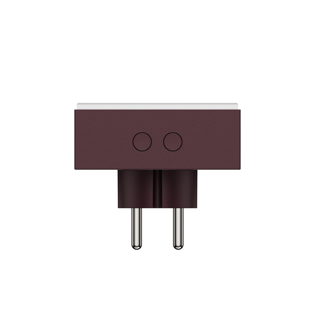 Lampka LED do gniazdka Avolt Lamp 1 Bauhaus-Archiv Edition, Mulberry Red