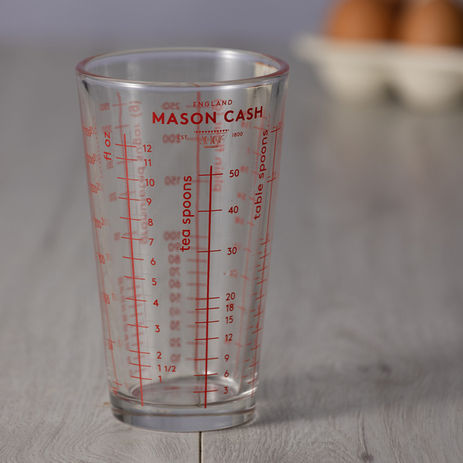 Szklanka z miarką Mason Cash Classic 300 ml, szklana