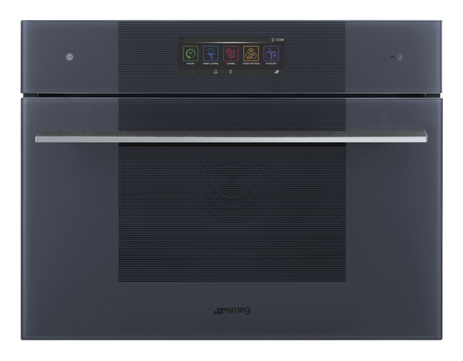 Smeg - Piekarnik elektryczny z funkcją mikrofali i pary Linea So4106Wapg Neptune Grey.