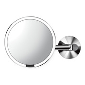 Lustro Z Czujnikiem Sensor Do Montażu Na Ścianie - Polerowana Stal - Simplehuman