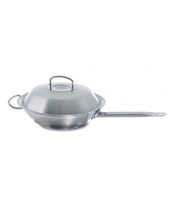 Fissler - Wok Z Długą Rączką Z Metal. Pokrywą 4,1l Original Profi Collection - Fissler