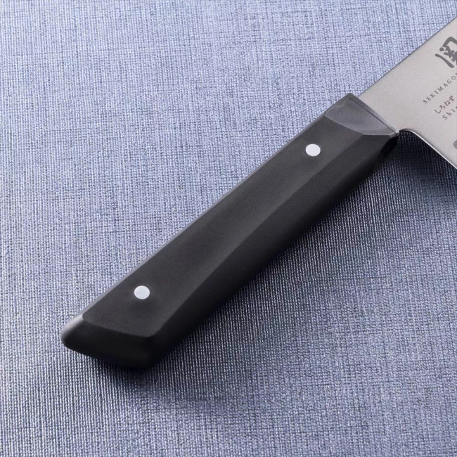 Nóż Santoku KAI Seki Magoroku Shironezu AB5472, 16,5 cm, biała rękojeść
