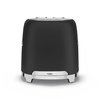 Smeg - Toster, Dwie Kromki, Czarny Mat 50's Style Tsf01BlMeu Czarny Mat
