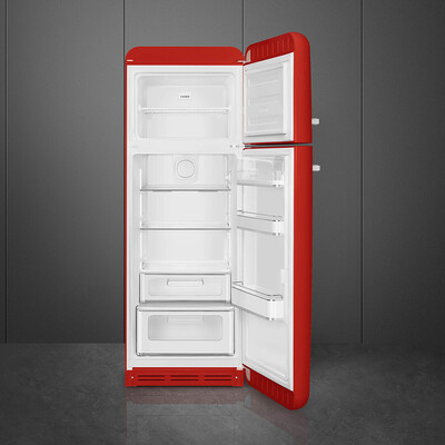 Smeg - Chłodziarko-zamrażarka FAB30RRD6 50'S RETRO STYLE - czerwony