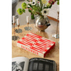 Backgammon Printworks Art of Backgammon, czerwono-kremowy, dla 2 graczy