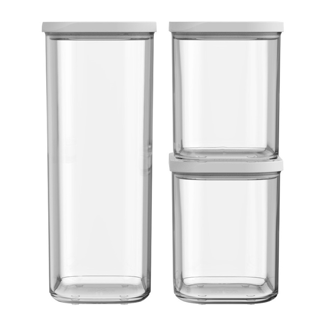 Mepal Modula Zestaw pojemników na żywność 3 szt biały Bpa free