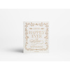 Album ślubny Printworks Happily Ever After, haftowany, beżowy, 60 stron 28 x 21 cm