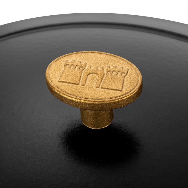 Ballarini Bellamonte Garnek żeliwny owalny 2.2 ltr, czarny