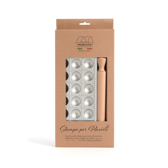 Forma do ravioli okrągła 40 mm 24 szt Marcato