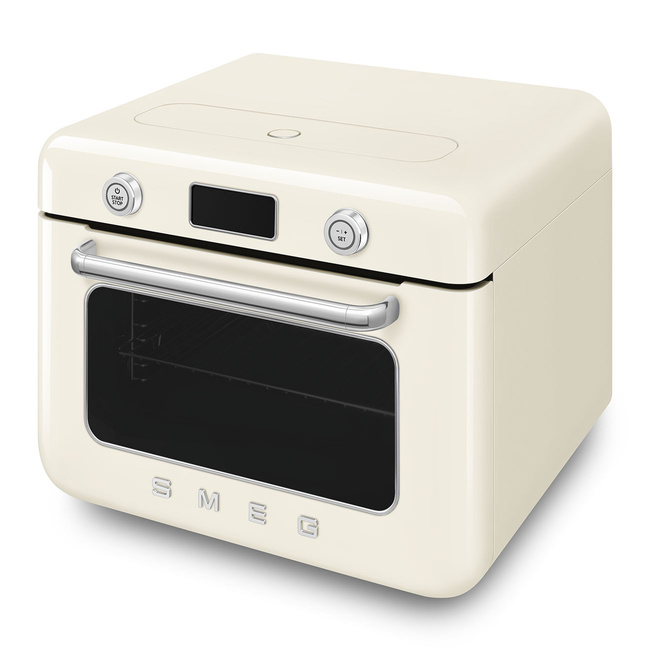 Smeg - Piekarnik nablatowy z funkcją pary (100%) COF01CREU 50's Style - kremowy