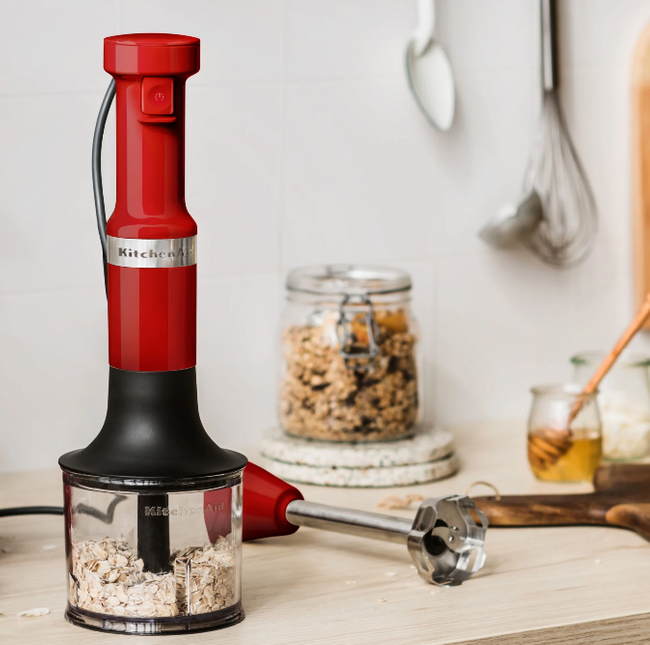 Blender Ręczny z Akcesoriami Kitchenaid 5KHBV83EER  Czerwony