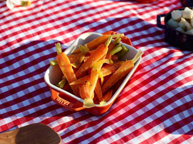 Staub Cooking Prostokątny półmisek ceramiczny 1.1 ltr, pomarańczowy