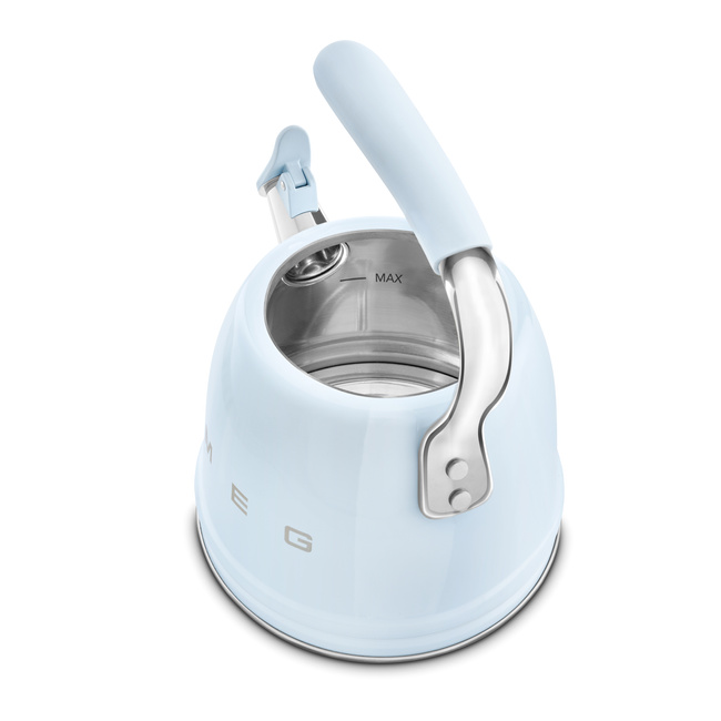 Smeg - 'Czajnik z jednotonowym gwizdkiem Wkf01pb 50's Style