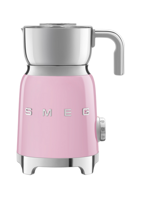 Smeg - Spieniacz do mleka, pastelowy róż 50's Style Mff11Pkeu Pastelowy róż