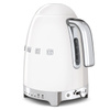 Smeg - Czajnik z regulacją Temp, biały Klf04wheu 50's Style